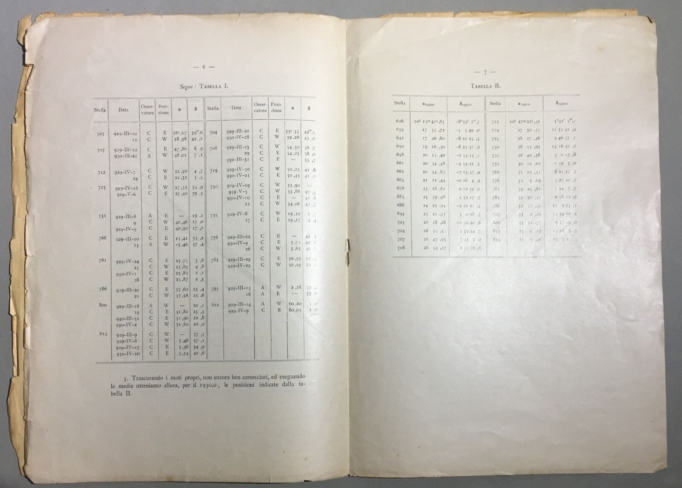 Astronomia Armellini: Osservazioni Meridiane Di Stelle Di Eros   Estratto Del 1931