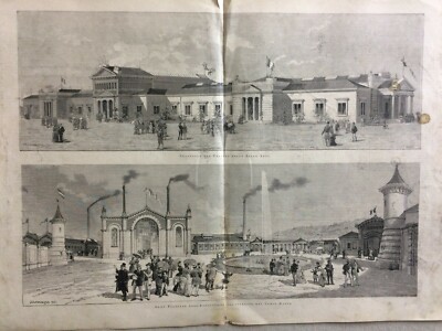 Torino, Arte E Architettura All'Esposizione Del 1884: Due Vedute Animate Dell'Artista Bonamore