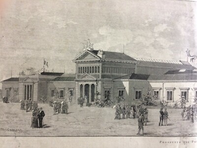 Torino, Arte E Architettura All'Esposizione Del 1884: Due Vedute Animate Dell'Artista Bonamore