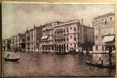 Venezia: Cartolina d'Epoca Pubblicitaria Zampironi Fidibus, Insetticida Zanzare