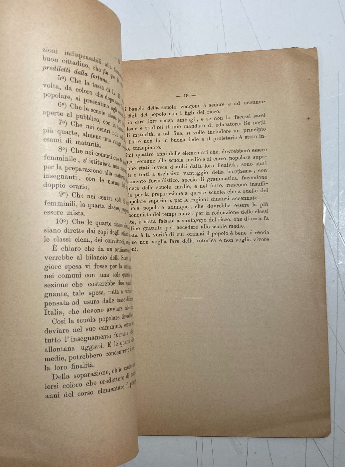 Pedagogia, Esami Di Maturità E Scuola Popolare: Rocco Galgano, Cava De' Tirreni, 1910
