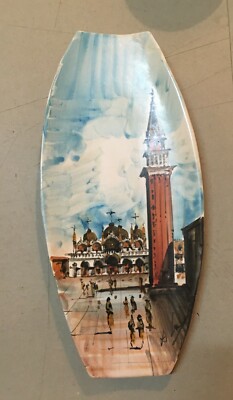 Venezia: Piazza San Marco E Campanile, Ceramica Artistica Dipinta