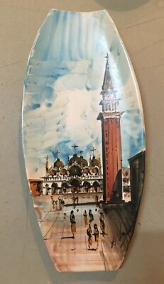 Venezia: Piazza San Marco E Campanile, Ceramica Artistica Dipinta
