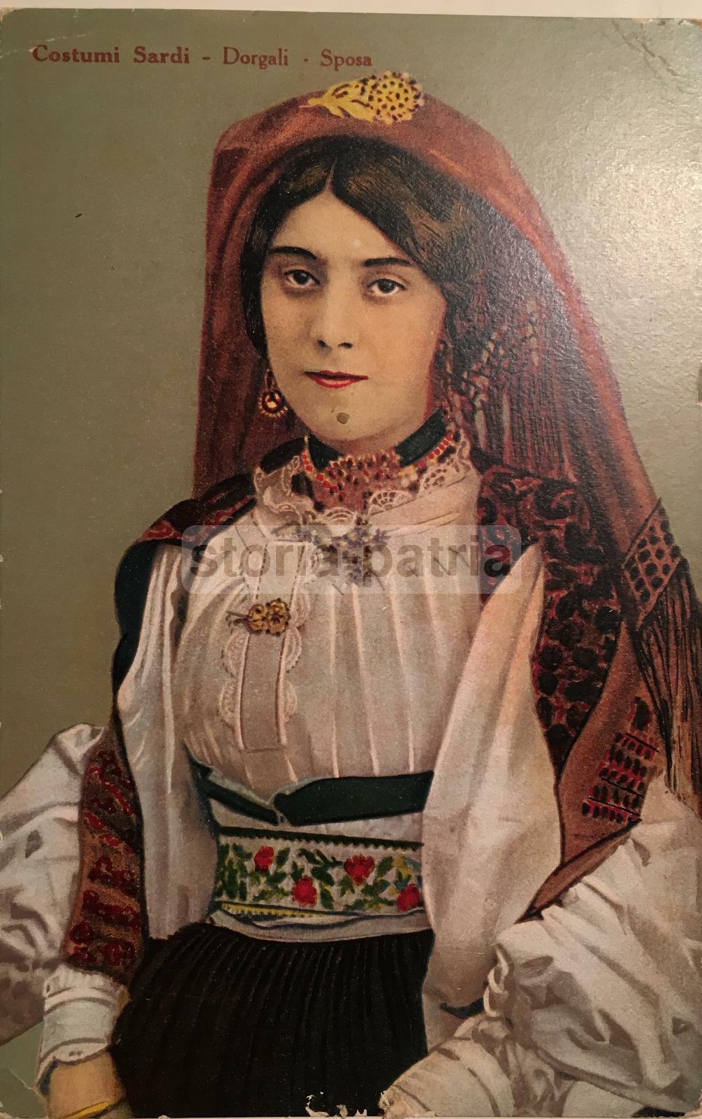 Antropologia, Folklore Della Sardegna: Costume Popolare Di Dorgali, Abito Da Sposa