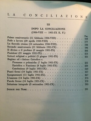 La Conciliazione (1923 1931), Arnaldo Mussolini, Hoepli, 1935