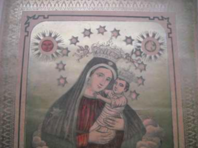 Araldica De Campora: Napoli, Miano. Antica E Rara Stampa Devozionale Della Madonna Degli Angeli