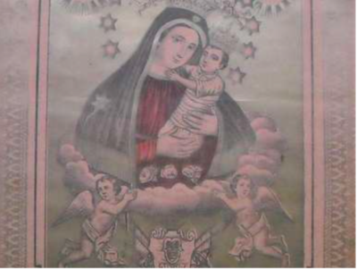 Araldica De Campora: Napoli, Miano. Antica E Rara Stampa Devozionale Della Madonna Degli Angeli