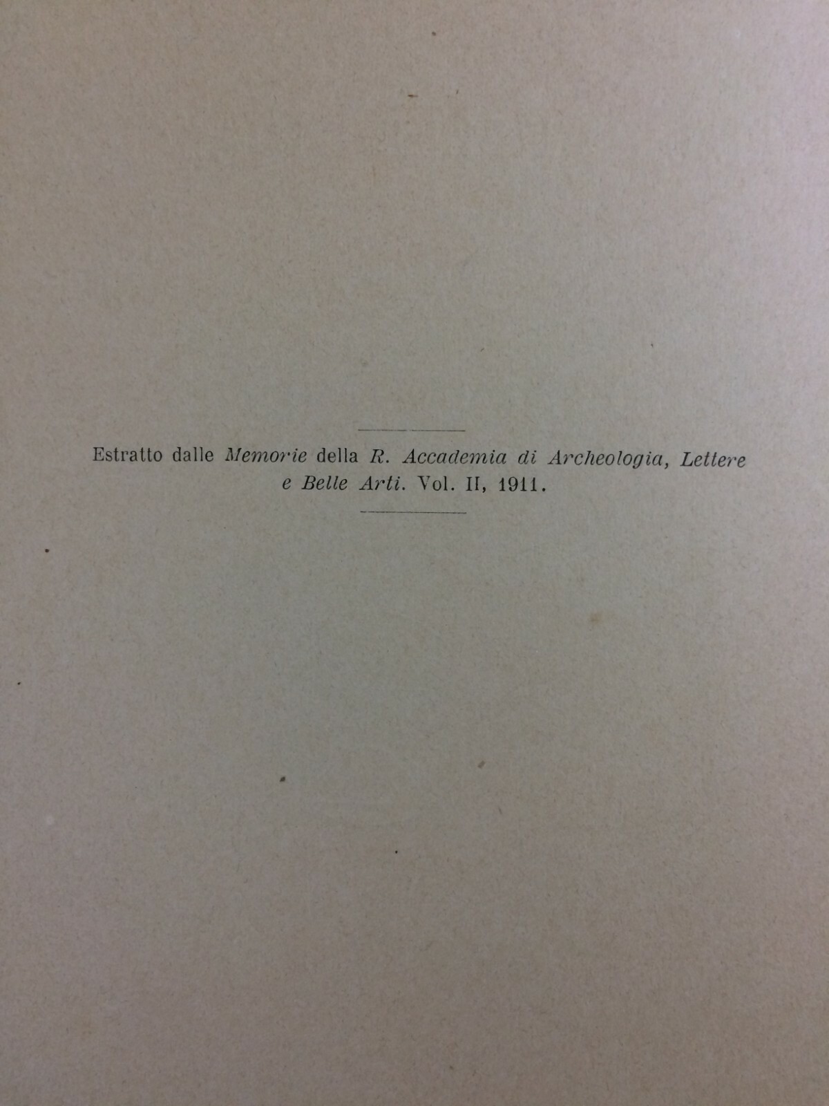 L'Uso Delle Didascalie Nel Dramma Indiano. Antica Edizione, Cimmino, Napoli, 1912