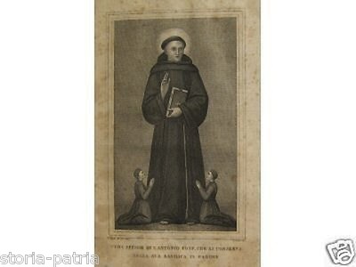 Veneto, Padova: Sant'Antonio. Stampa Devozionale Di Zuliani E Volpato, XIX Secolo