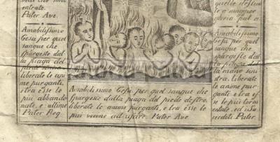 Arte Popolare Devozionale   Anime Del Purgatorio, Crocifissione