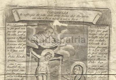 Arte Popolare Devozionale   Anime Del Purgatorio, Crocifissione