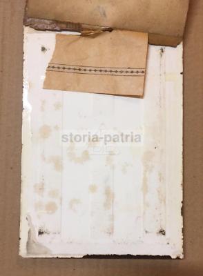 Savoia, Placca In Ceramica Con Araldica E Versi Di Giosuè Carducci