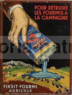 Insetticida Per Formiche: Agricoltura   Stampa Pubblicitaria Fiksit Fourmi Agricole