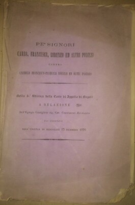 Polizzi, Passaro, Gesso Siciliano E Restauri Alla Reggia Di Napoli, 1876
