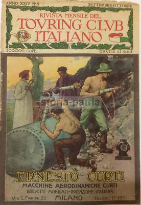 Ernesto Curti, Macchine Aerodinamiche, Ballerio, Migone, Esplosivi: Antica Stampa Pubblicitaria