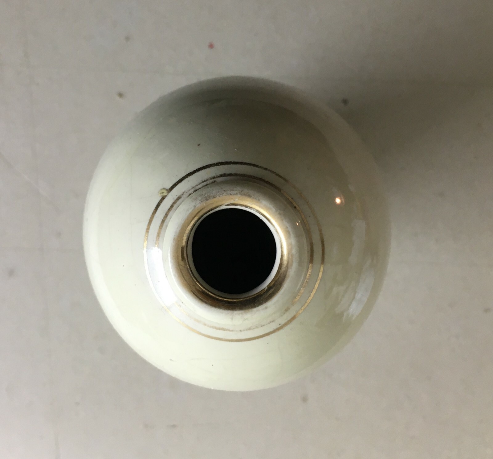 Ceramica Da Collezione Pucci Umbertide Con Laminatura Dorata