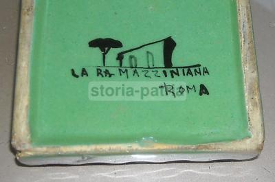 Roma, Roberto Rosati, La Ramazziniana, Rara Ceramica Figurata Con Cane d'Epoca