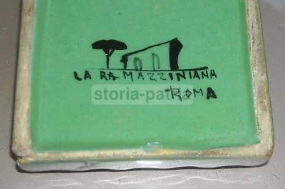 Rome, Roberto Rosati, La Ramazziniana, Rare Vintage Figural Ceramic with Dog