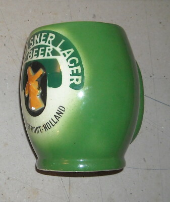 Boccale Da Birra Pubblicitario Mill Pilsner Beer Con Mulino A Vento