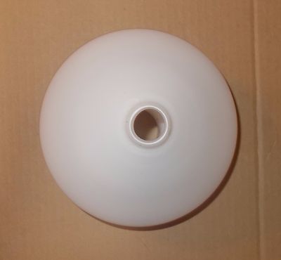 Coppa Per Lampada In Vetro Opalescente, Design Italiano Metà '900