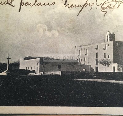Puglia, Salento, Tricase. Veduta Antica Con Convento Cappuccini. Cartolina d'Epoca