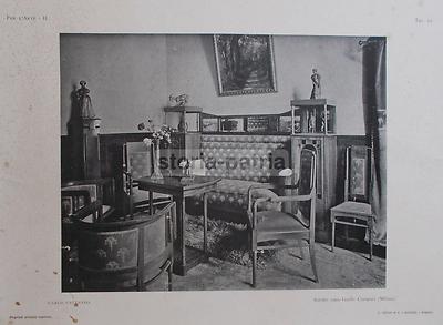 Arti Decorative Del '900: Liberty, Interno Di Casa Campari, Milano, Carlo Cattaneo