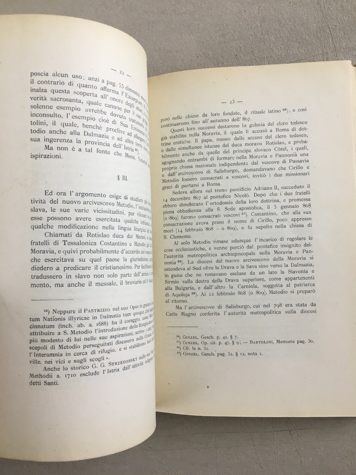 Istria, Liturgia Slava, Benussi, Parenzo, 1893