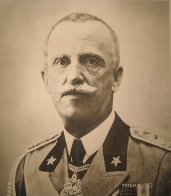 Militaria, Araldica, Savoia: Vittorio Emanuele III, Antico Ritratto, Stampa d'Epoca