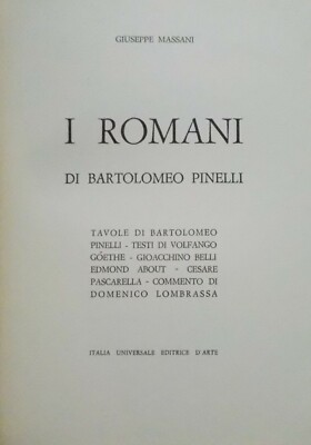 I Romani Di Bartolomeo Pinelli   Giuseppe Massani