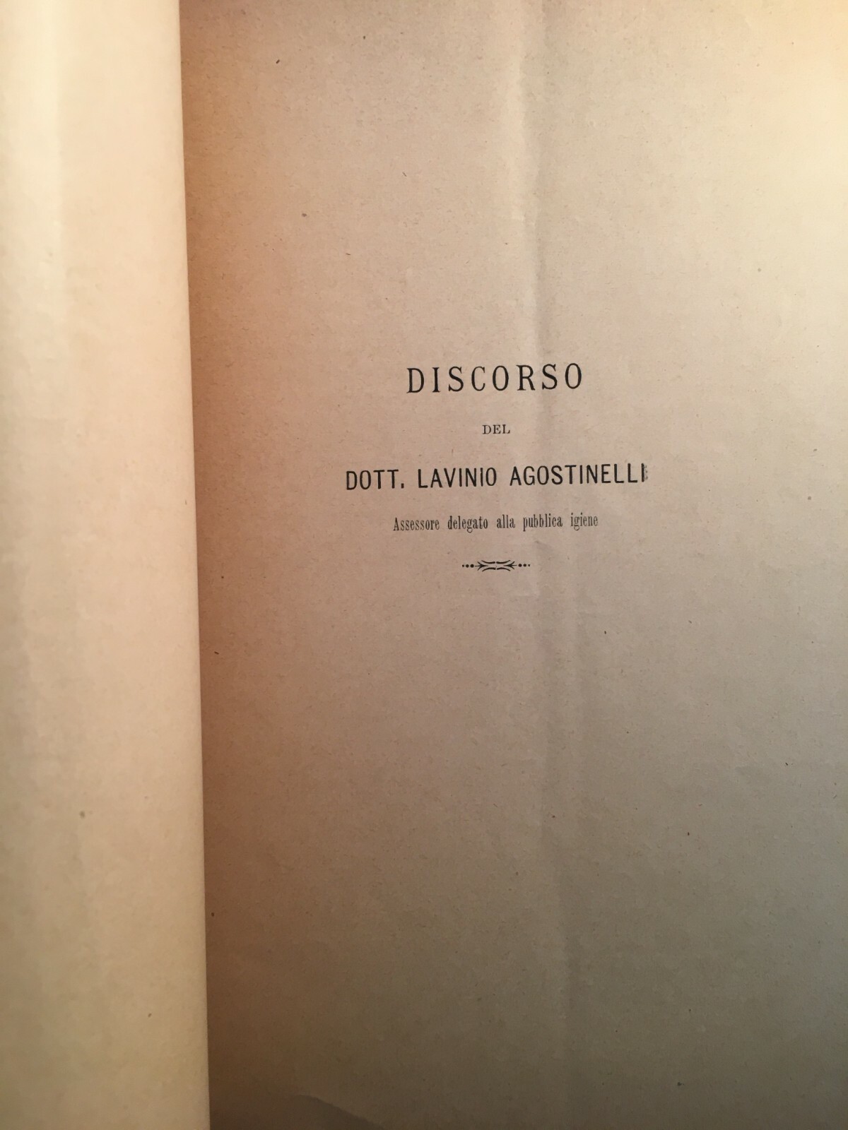 Marche, Tolentino: Inaugurazione Acquedotto E Luce Elettrica, 1892. Rara Edizione.