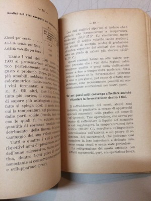 Enologia, Cantina, Botti, Vini, Solfiti, Chimica: Vinificazione Meridionale, 1919