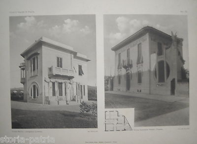 Ingegneria E Architettura: Villini Mellini Ad Antignano E Summerer Yackei A Firenze