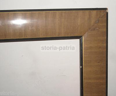 Antica Cornice Liberty In Legno Con Decorazione A Pastiglia