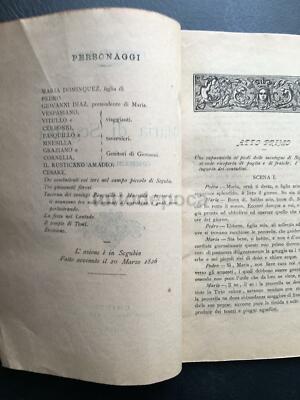 Abruzzo, Chieti: Maria Di Segubia, Commedia Di Federigo Marisi, 1896
