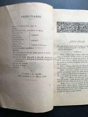 Abruzzo, Chieti: Maria di Segubia, Commedia di Federigo Marisi, 1896