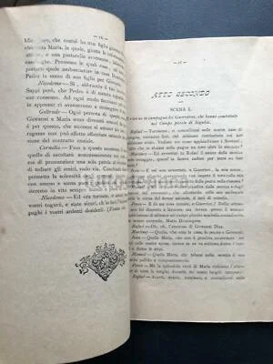 Abruzzo, Chieti: Maria di Segubia, Commedia di Federigo Marisi, 1896