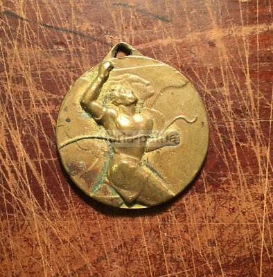 Puglia, Trani, Sport, Allegoria Della Vittoria, Medaglia Da Collezione Artistica, 1949
