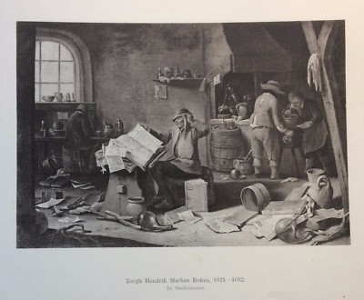 Arte Fiamminga: Hendrik Martensz Sorgh (Rokes)   Scena Di Interno