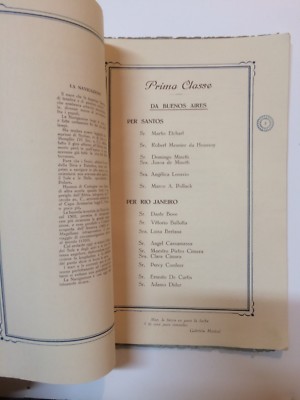 Viaggi, Navigazione, Emigrazione Italia Americhe: Nave Conte Rosso, Lloyd Sabaudo, 1928