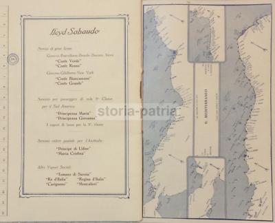 Viaggi, Navigazione, Emigrazione Italia Americhe: Nave Conte Rosso, Lloyd Sabaudo, 1928