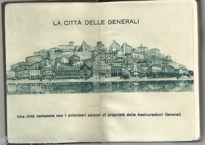 Trieste, Venezia: Agendina Pubblicitaria Assicurazioni Generali