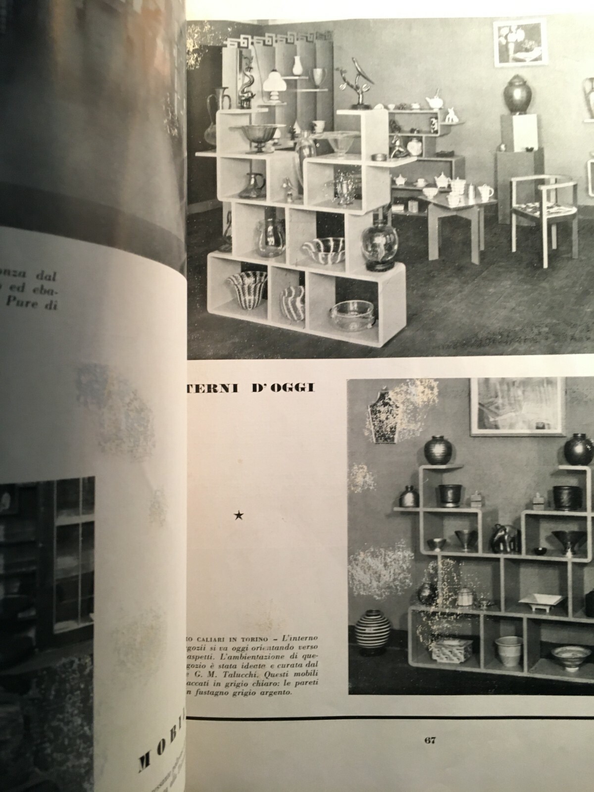 Architettura, Arredamento, Design: Giò Ponti, Buzzi, Venini, Carminati   Rivista Domus, 1930