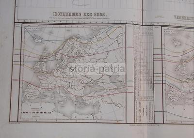 Geologia, Fisica Terrestre, Vulcani E Isoterme: Grande Cartografia Antica Di Europa, Asia E Americhe