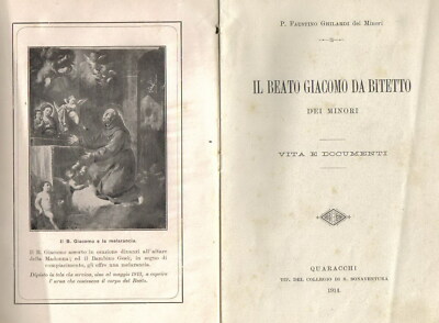 Faustino Ghilardi   Il Beato Giacomo Da Bitetto: Vita E Documenti (1914)