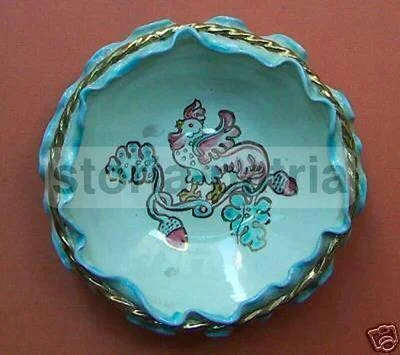 Ars Deruta, Umbria: Period Ceramic with Ornithological Decoration