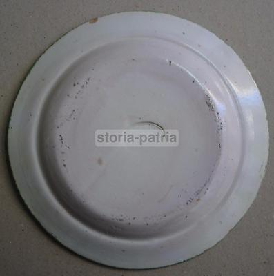 Abruzzo, Palena, d'Emilio: Piatto D'Epoca, Ceramica Da Collezione Con Decoro Floreale