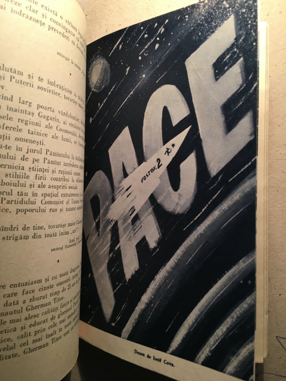 700.000 Kilometri In Cosmos. Edizione Rumena Illustrata Sul Volo Di Titov, 1961
