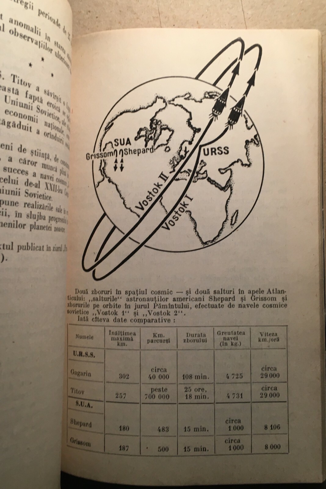 700.000 Kilometri In Cosmos. Edizione Rumena Illustrata Sul Volo Di Titov, 1961