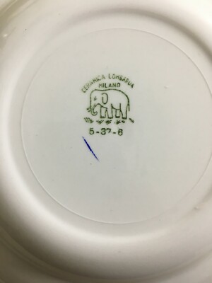 Milano: Sei Piatti Fondi Ceramica Lombarda