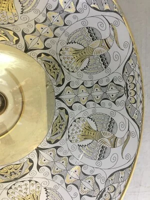 Large Glass Goblet Decorated with Medieval Motifs, Rigatti
